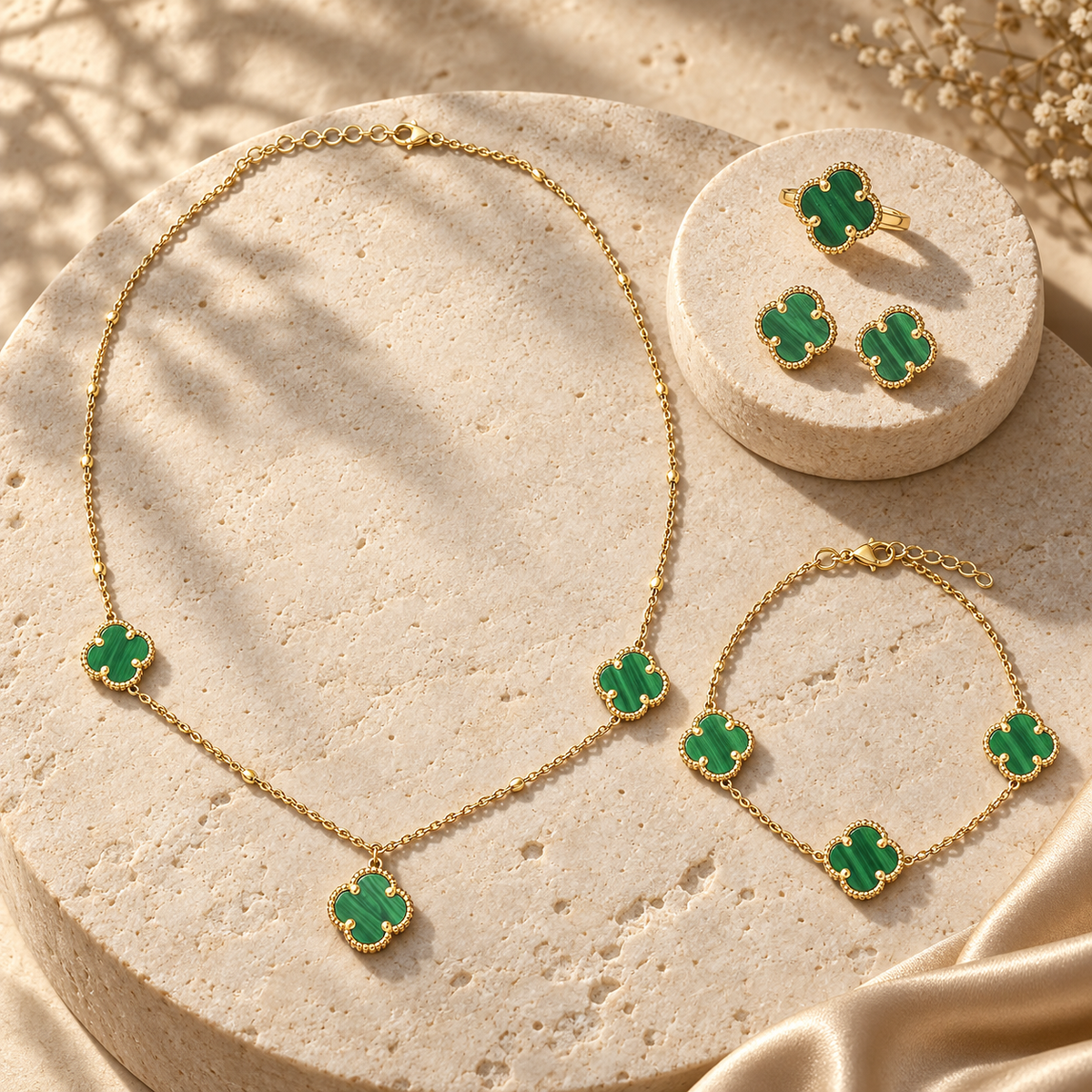 3-Piece 18kt Gold set - JW26SP24-01-02